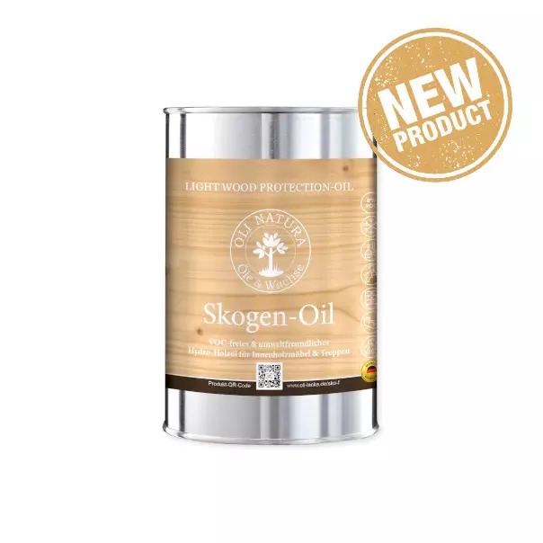OLI-NATURA Skogen-Oil »Light-Wood Protection-Oil«  - 1 Liter