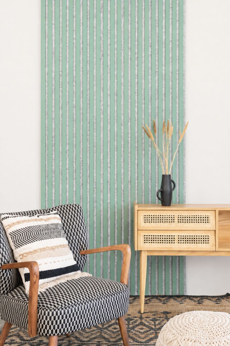 Acoustic+ Akustikpaneel Mint 2400 x 600 mm - Akustikfilz Grau