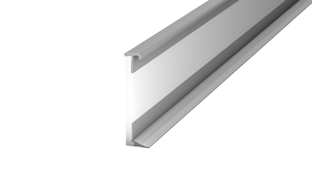 Prinz Einklebeleiste - Kunststoff. Für Designbeläge 2,0 - 3,5 mm. - Nr. 816 - Silber -  250 cm