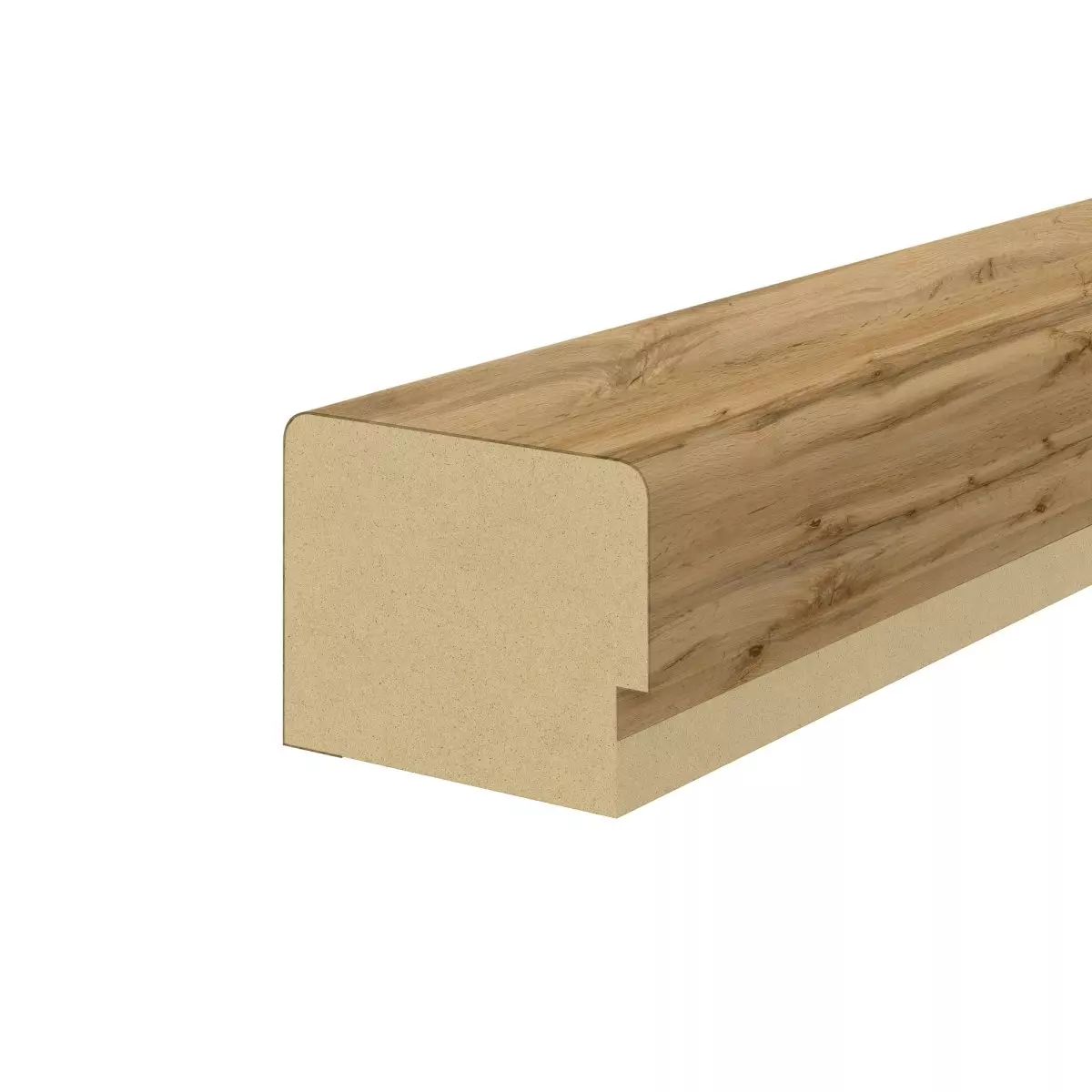 Abschlussleiste für Akustikpaneele 400 x 2600mm -  Wildeiche