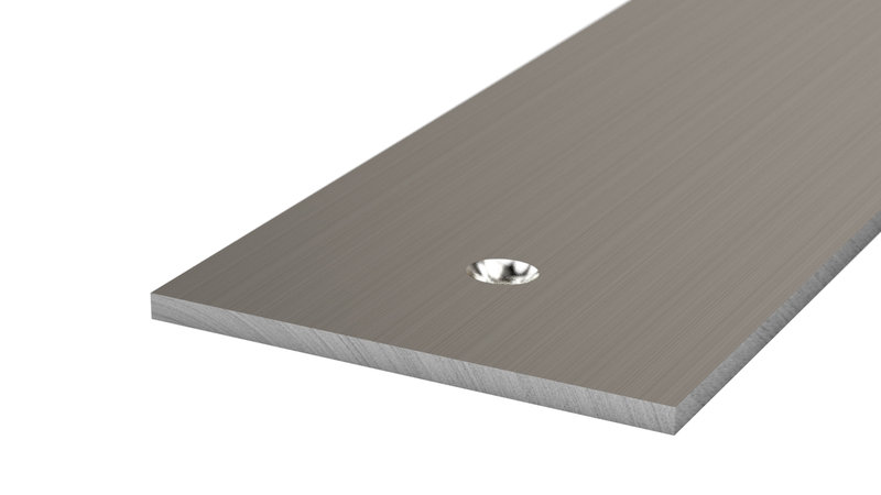 Prinz Flachprofil 60 x 3 mm - Nr. 129 - Edelstahl gebürstet - 250 cm