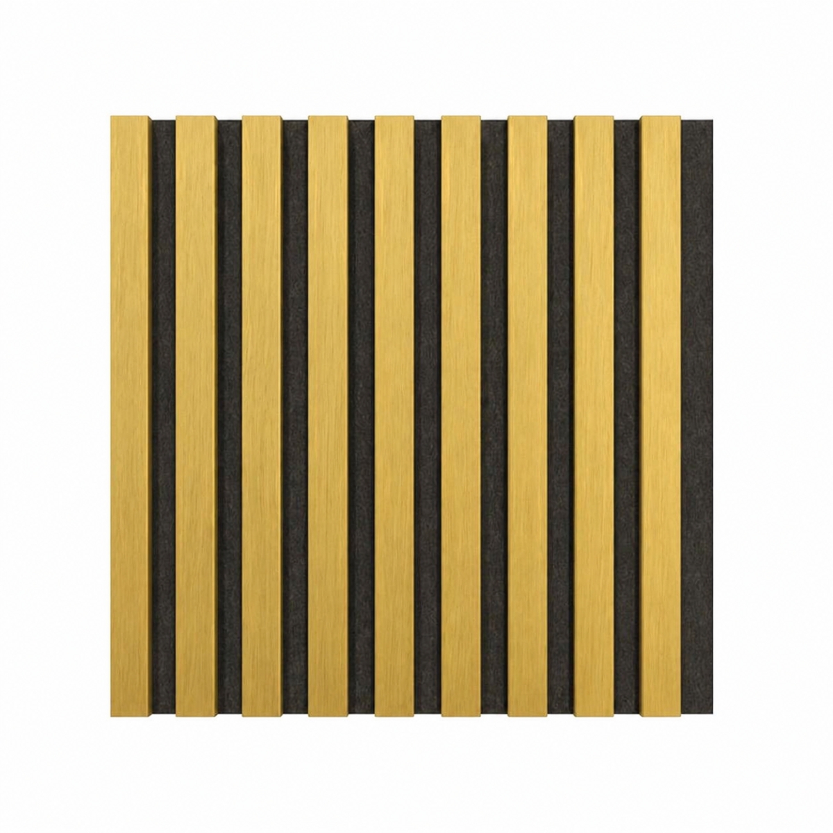 Acoustic+ Akustikpaneel Gold 400 x 400 mm - Akustikfilz Schwarz