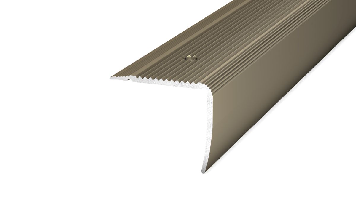 Prinz NOVA Treppenkantenprofil 35 x 30 mm - Nr. 165 - Edelstahl matt - 500 cm