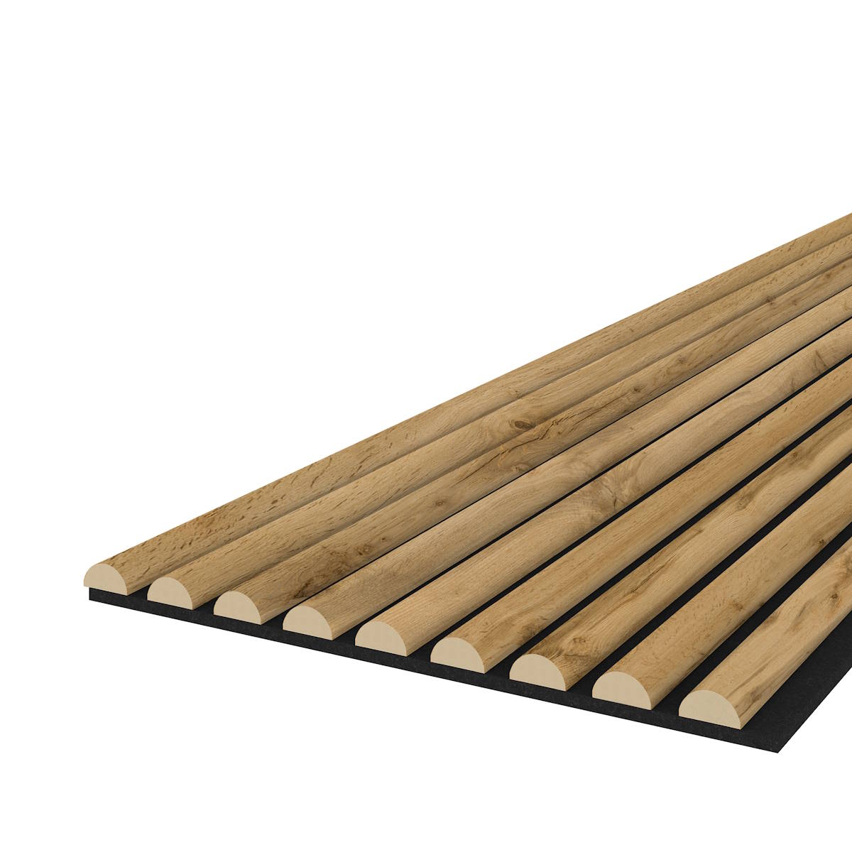 Akustikpaneel WAVE - Filzfarbe Schwarz 2600x400mm - verschiedene Farben Akustikpaneel WAVE - Filzfarbe Schwarz 2600x400mm - verschiedene Farben