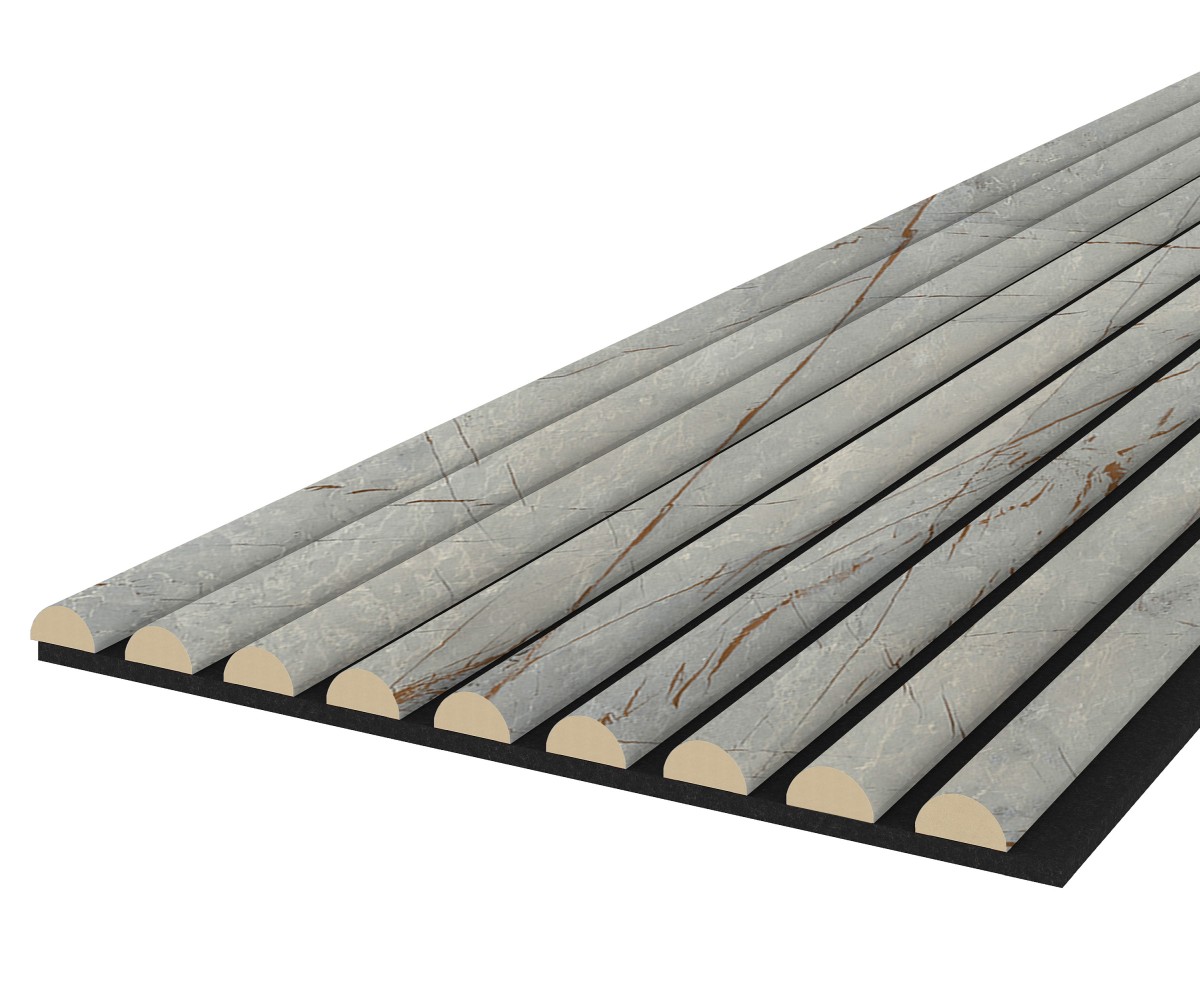 Akustikpaneel WAVE - Filzfarbe Schwarz 2600x400mm - verschiedene Farben Akustikpaneel WAVE - Filzfarbe Schwarz 2600x400mm - verschiedene Farben