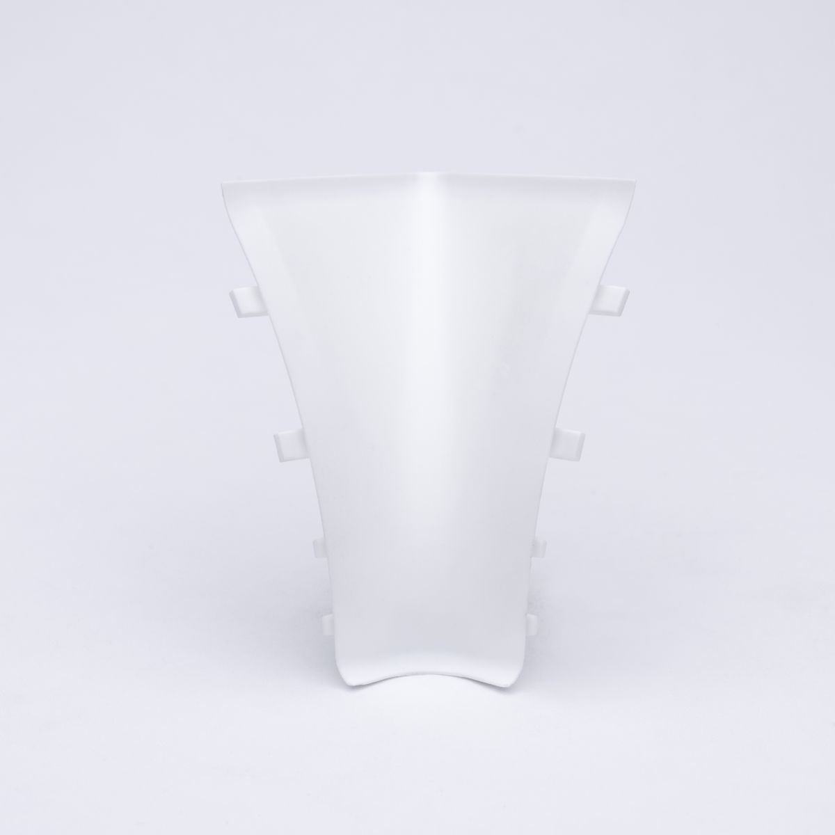 Innenecke für Duo-Soft Flexleiste 65 mm Weiß Innenecke für Duo-Soft Flexleiste 65 mm Weiß