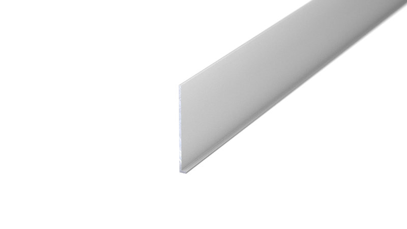 Prinz Winkel-Sockelleiste 5 x 60 mm - Nr. 375 - Silber - 500 cm
