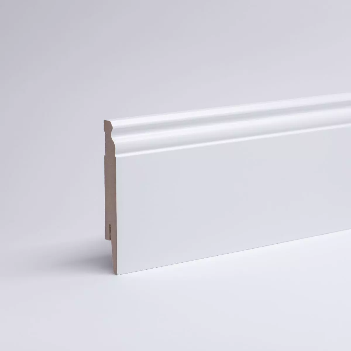 Sockelleiste Berliner Profil 120 mm MDF - Weiß