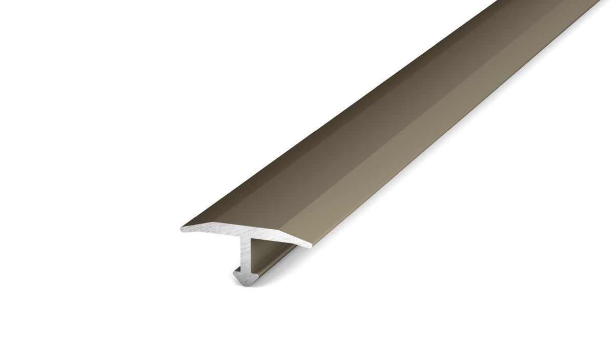 Prinz T-Cover Profil 14 mm - Nr. 265 - Edelstahl matt - 270 cm