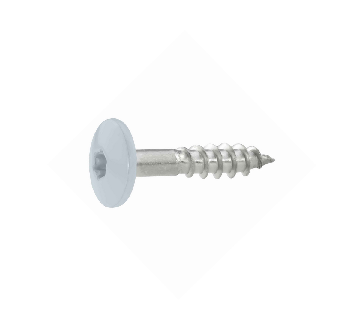 100x Befestigungsschrauben Edelstahl 4,8x38 - grau 100x Befestigungsschrauben Edelstahl 4,8x38 - grau