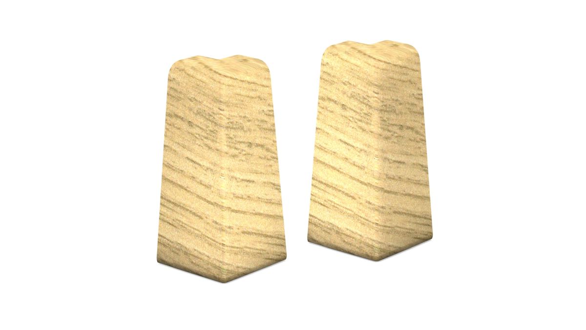 Prinz Außenecken für MDF-Sockeleiste 18 x 58 mm Nr. 809. - Colorado Oak