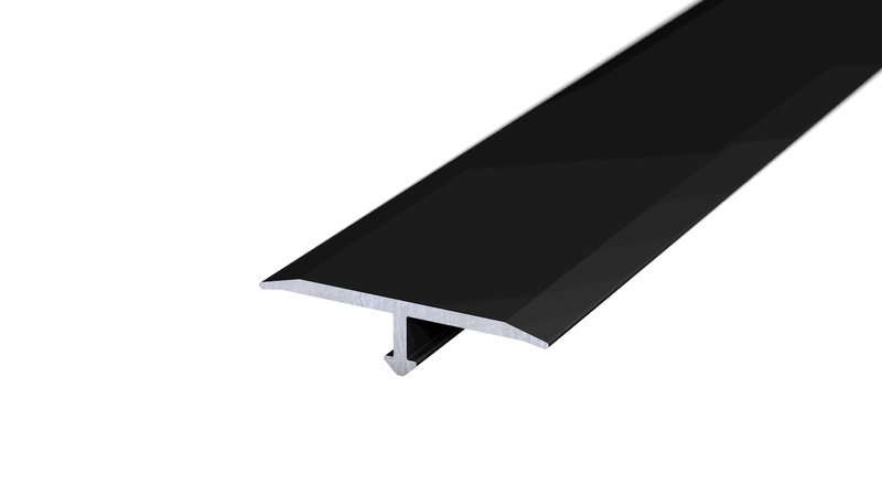 Prinz T-Cover Profil 25 mm - Nr. 266 - Schwarz RAL 9005 - 270 cm