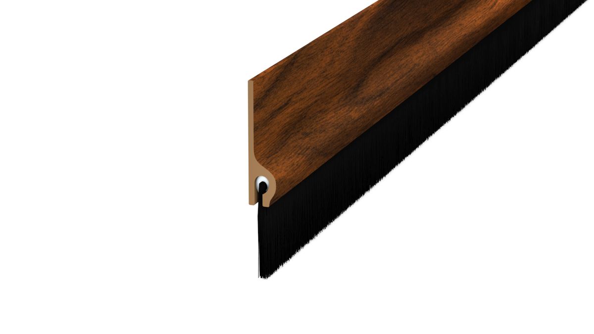 Prinz Türbodendichtung 5 x 30 mm - Nr. 806 - Nussbaum - 100 cm