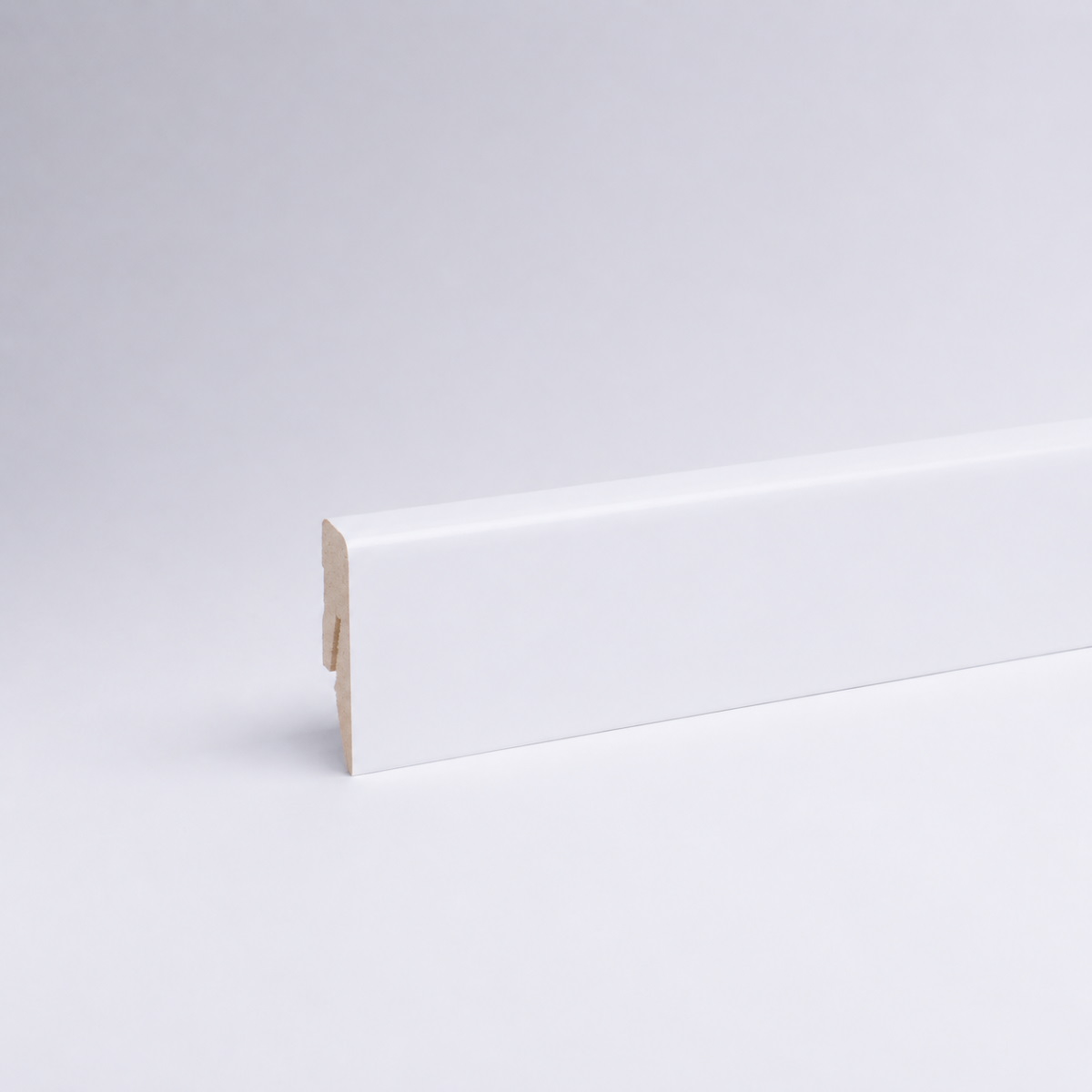 Dekor-Sockelleiste 40x15 mm weiß ähnlich RAL 9016