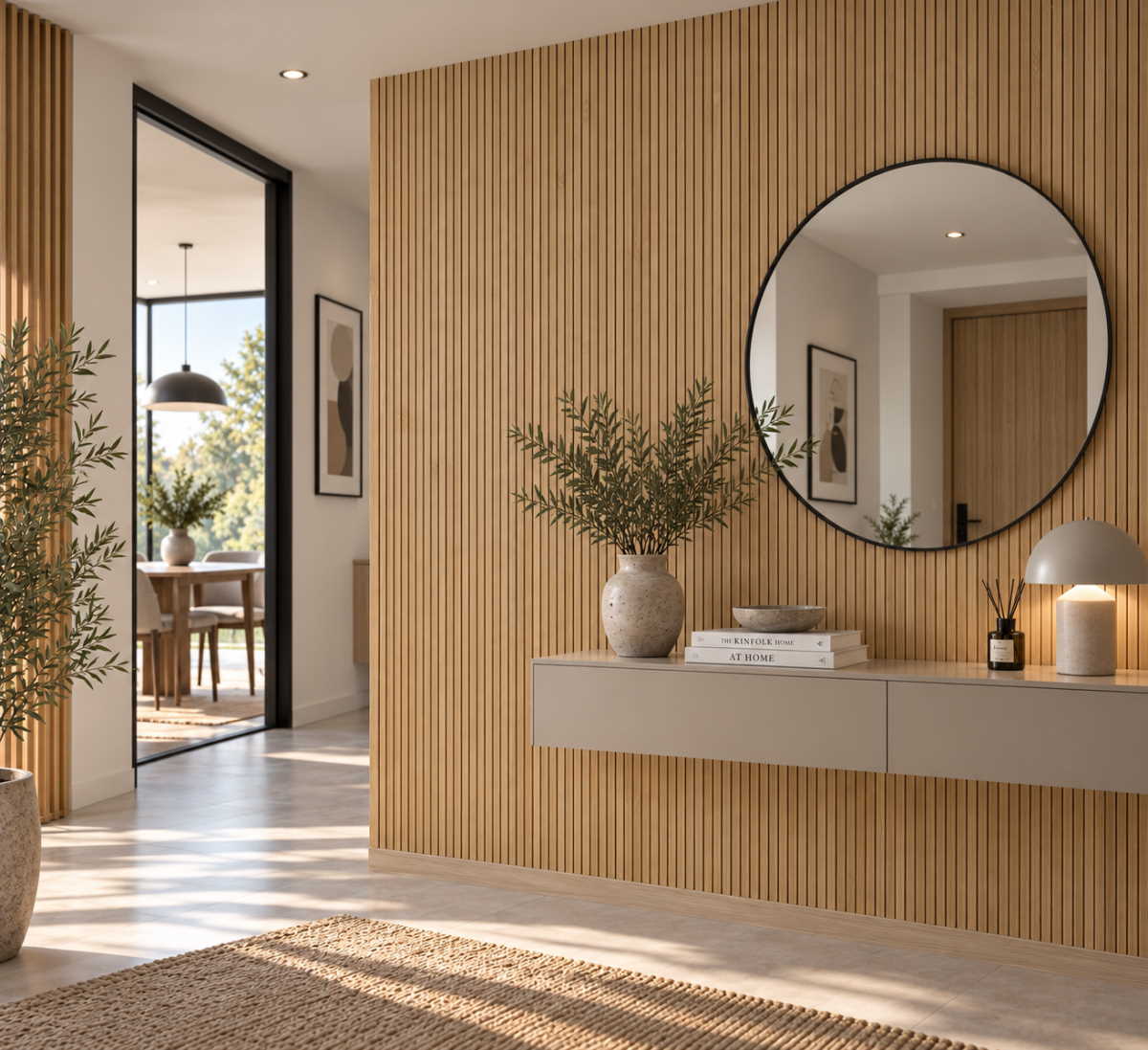 VERO Wandpaneel Eiche Natur 17 x 260 cm | Moderne MDF Wandverkleidung