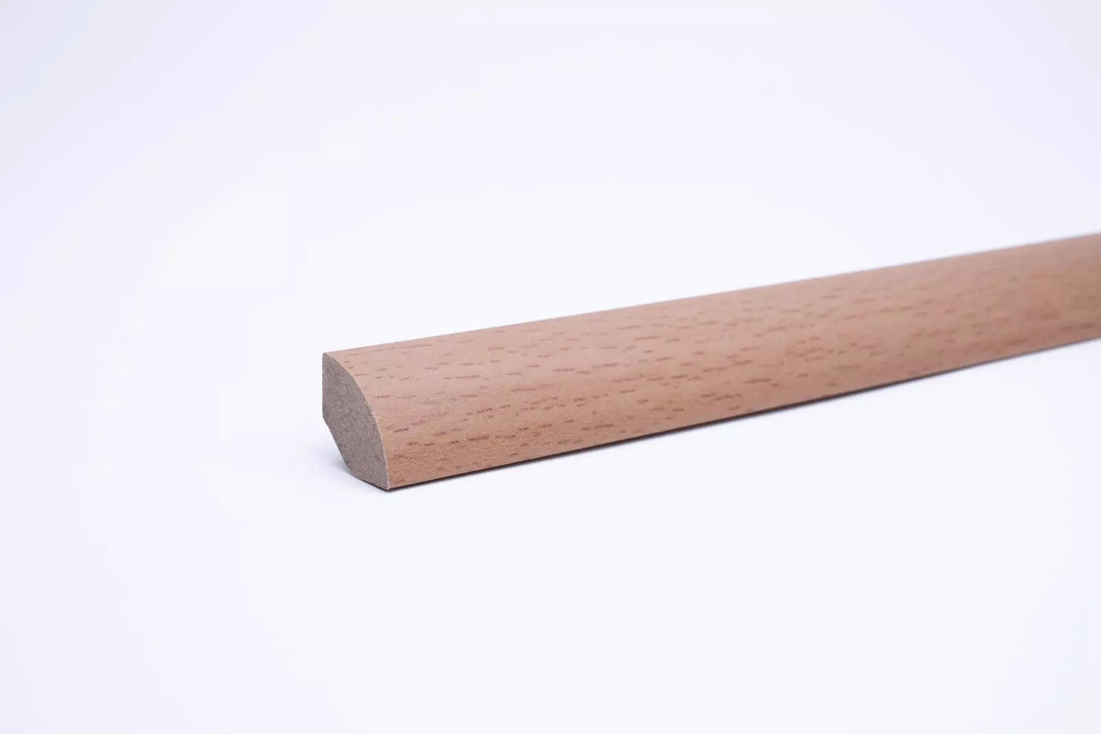 Viertelstableiste auf MDF-Träger in Holzoptik Buche