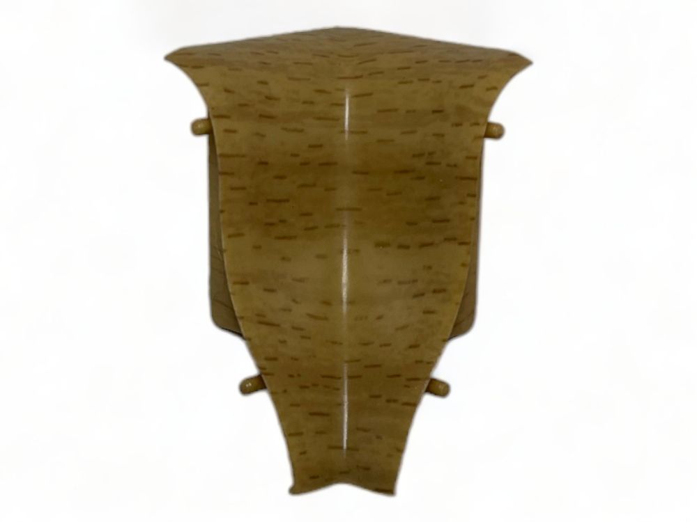 Innenecke für Kunststoff Sockelleiste 21 x 48 x 2.500 Buche