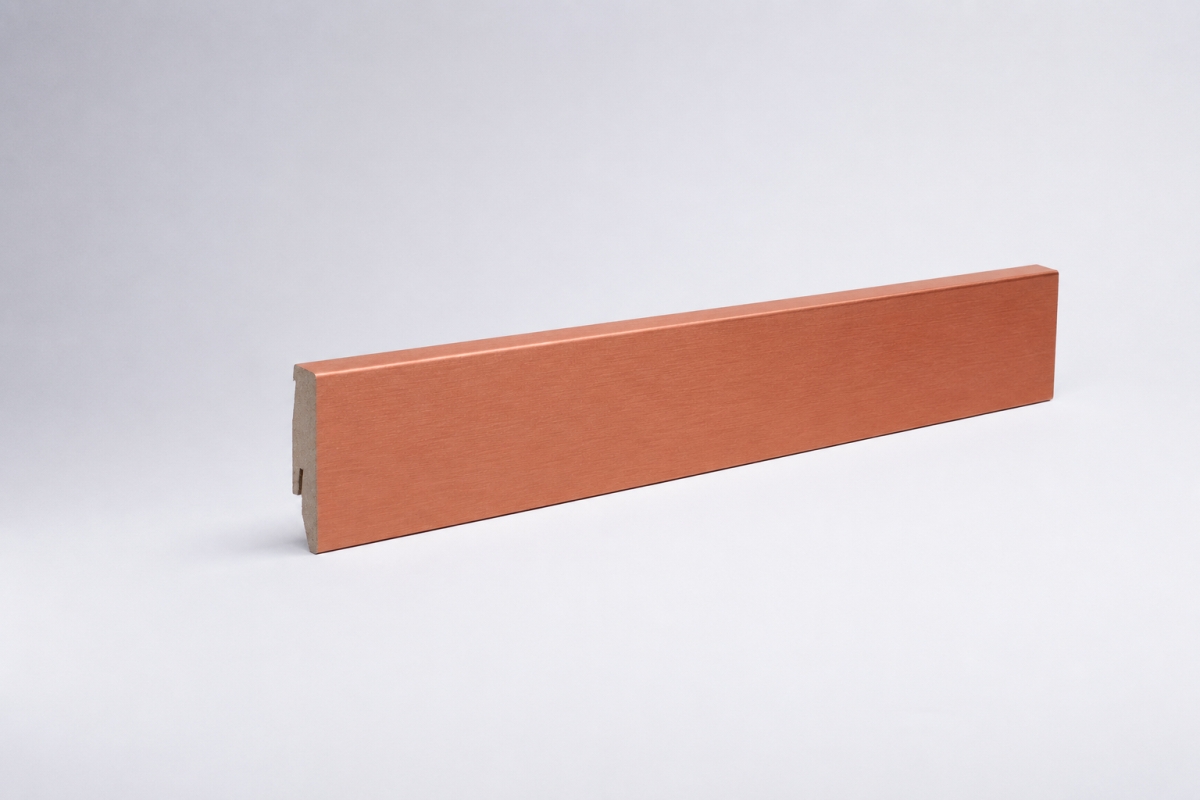 Dekor-Sockelleiste 60 mm Kupfer