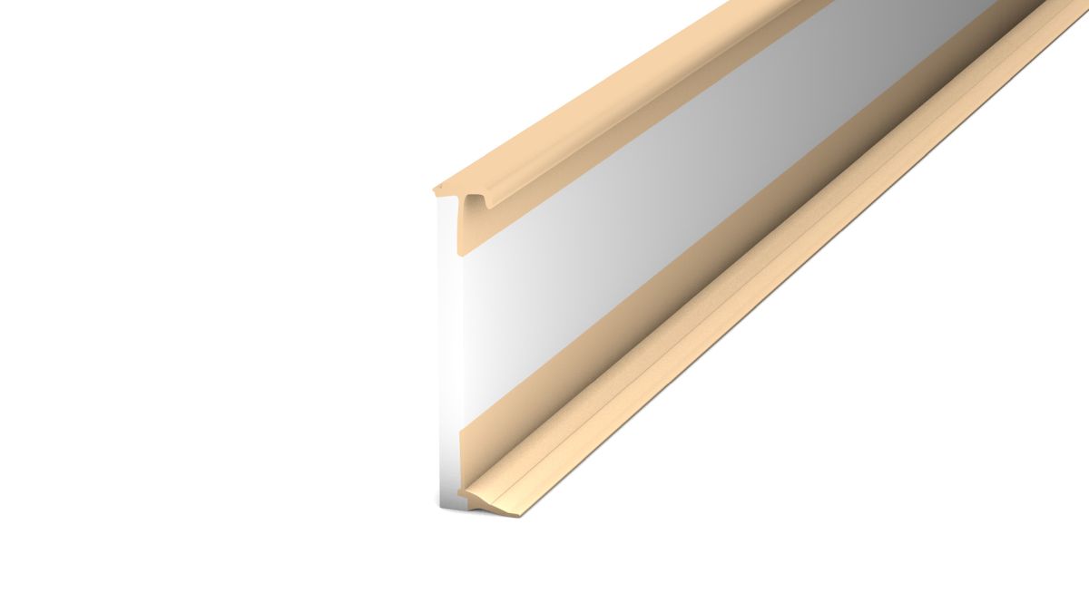 Prinz Einklebeleiste - Kunststoff. Für Designbeläge 2,0 - 3,5 mm. - Nr. 816 - Beige -  250 cm