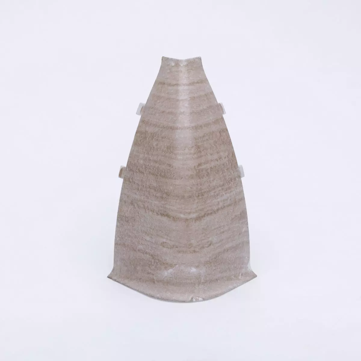 Aussenecke für Duo-Soft Flexleiste 65 mm Eiche Weiß