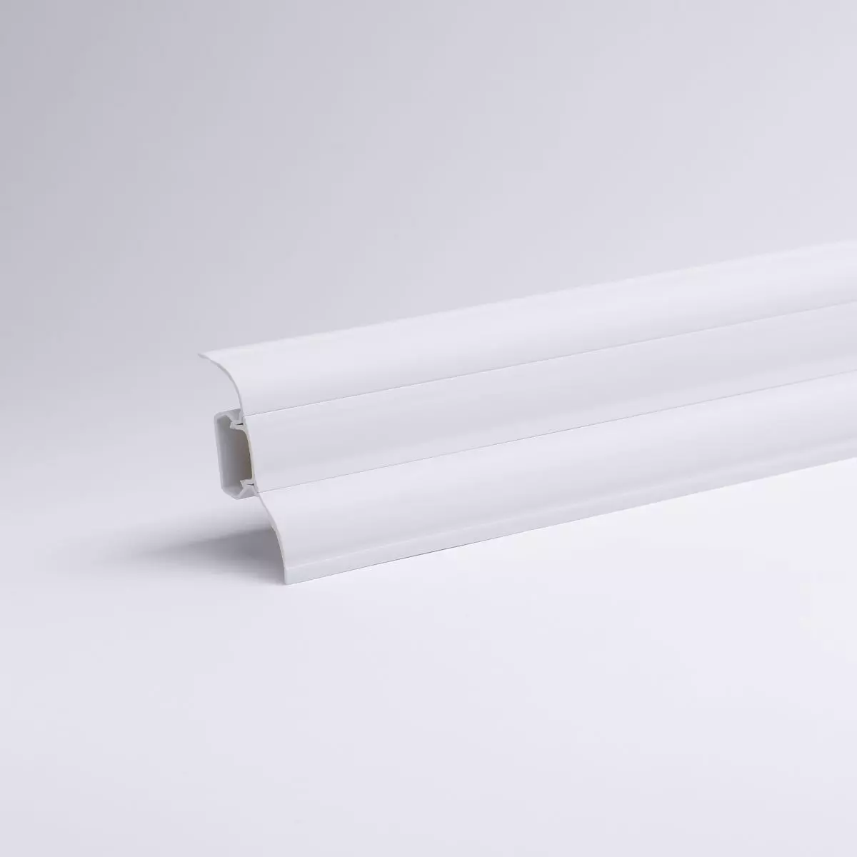 Klemmsockelleiste Duo-Flex 54mm Weiß