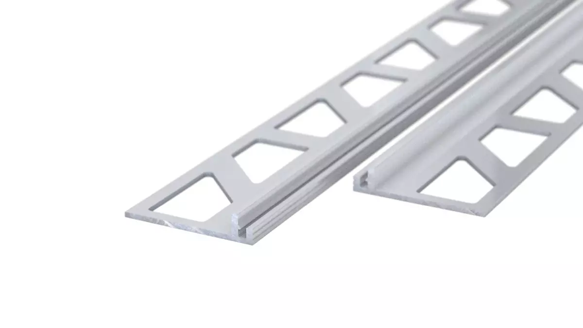 DilaTec 778 Dehnfugen-Basisprofil - für Beläge bis 6mm - Aluminium natur 3m