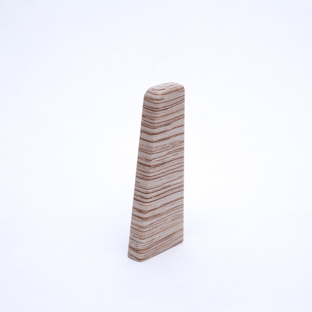 Abschluss rechts 60mm Eiche weiß Abschluss rechts 60mm Eiche weiß