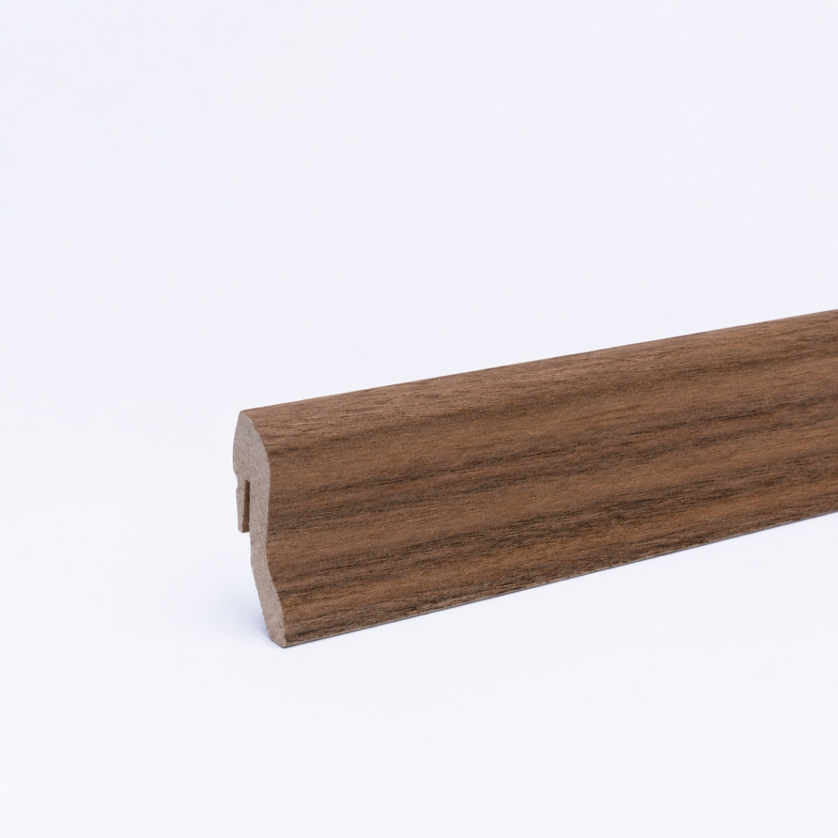 Furnier Sockelleiste 40 mm Nussbaum unbehandelt - Echtholzfurnier