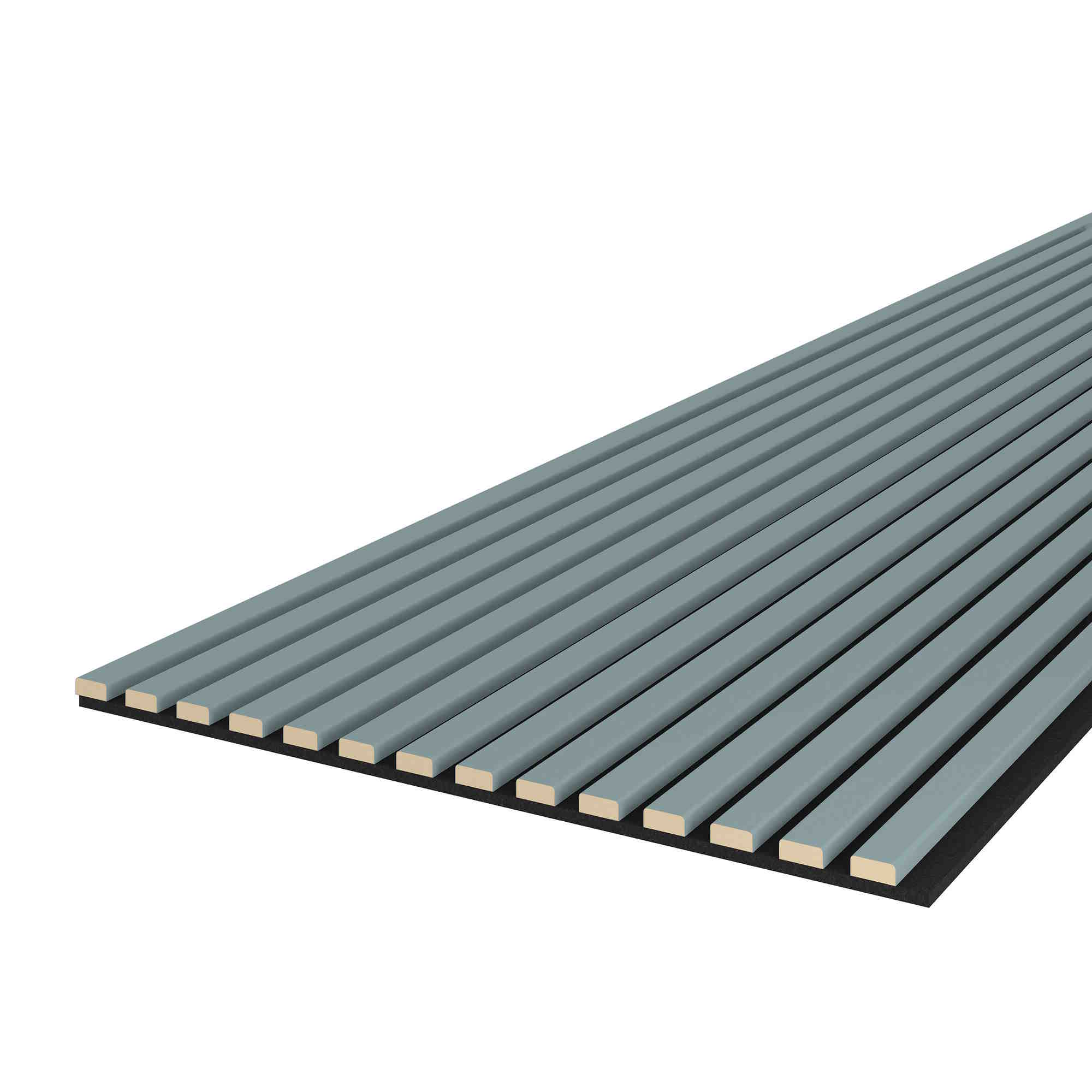 Acoustic+ Akustikpaneel Nordic 2400 x 600 mm - Akustikfilz Schwarz