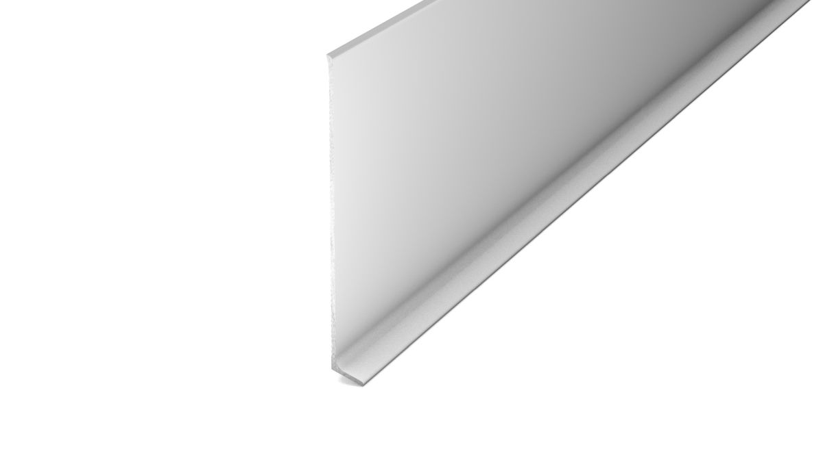 Prinz Aluminium-Sockelleiste 11 x 100 mm - Nr. 374 - Silber - 270 cm