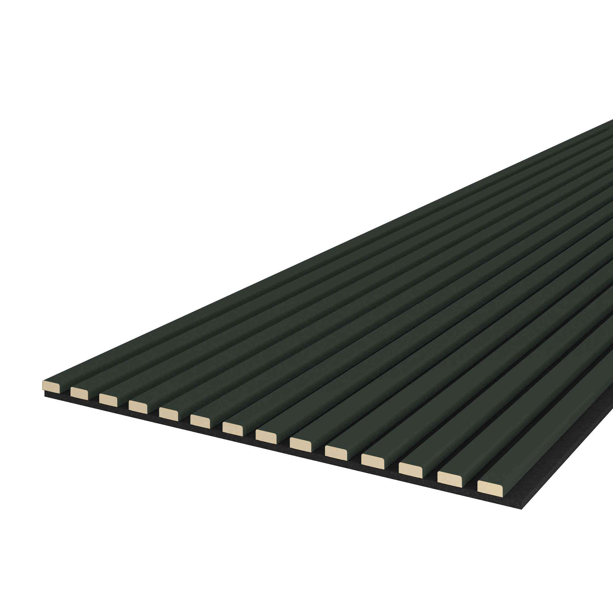 Acoustic+ Akustikpaneel Forest 2400 x 600 mm - Akustikfilz Schwarz