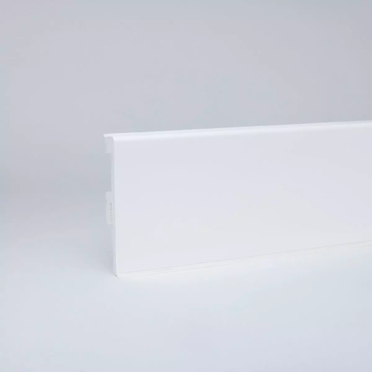 PVC Sockelleiste Prime-Flex 75mm weiß mit Dichtungslippe