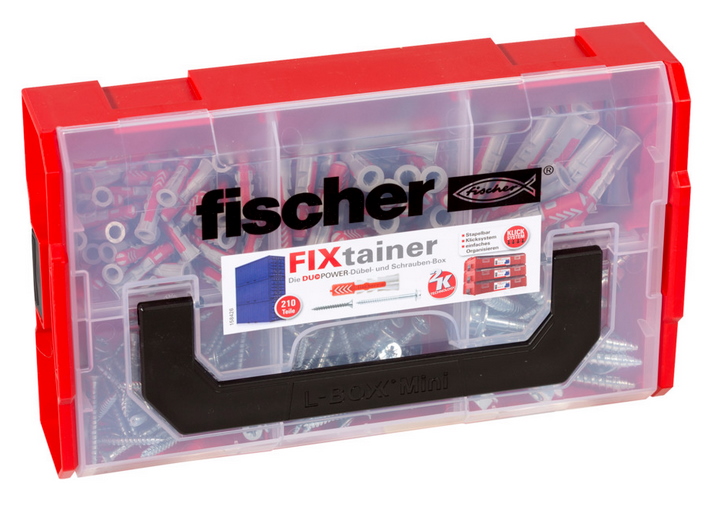 Fischer FixTainer - DuoPower Dübel + Schraube (210 Teile) Fischer FixTainer - DuoPower Dübel + Schraube (210 Teile)