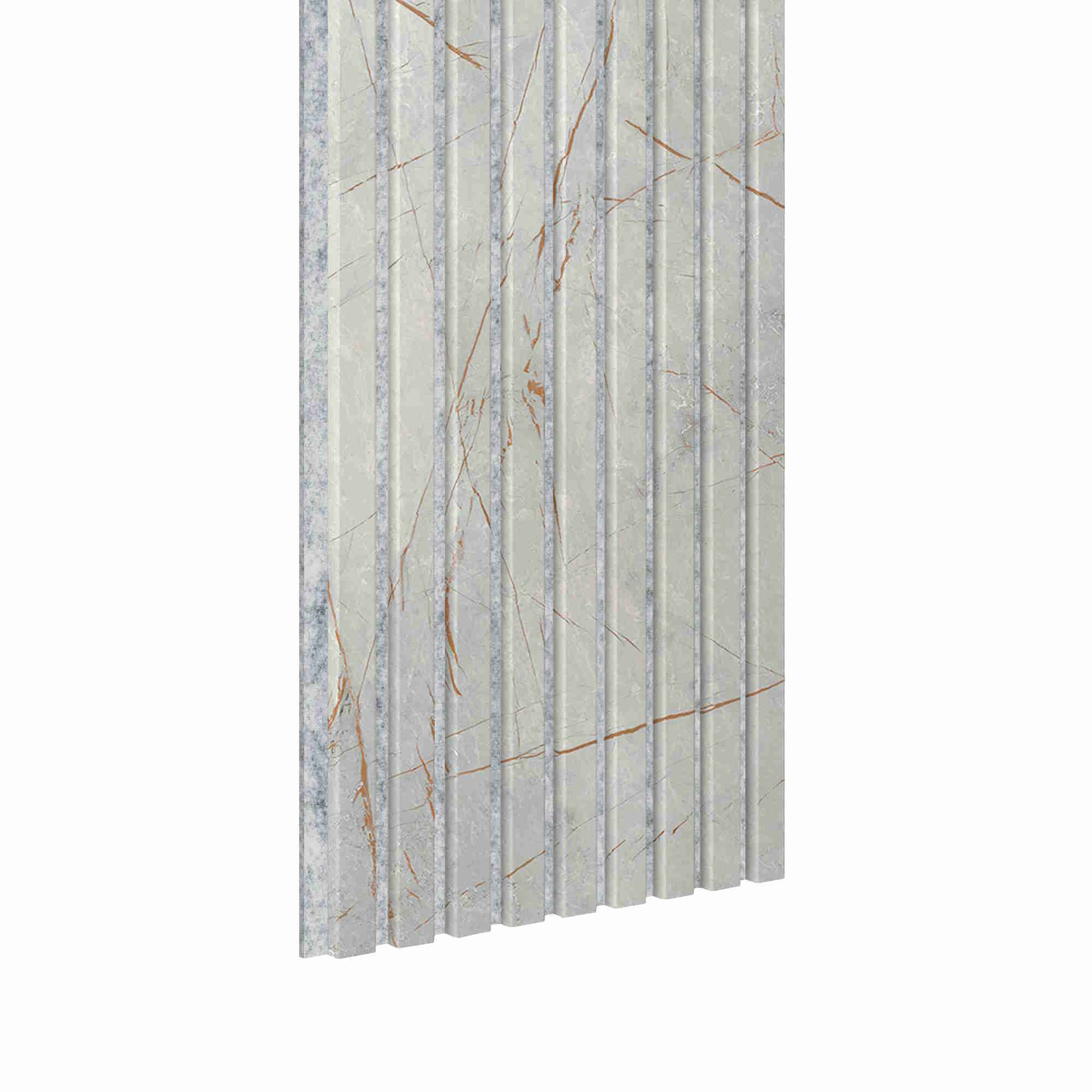 Acoustic+ Akustikpaneel Golden Stone 3000 x 400 mm - Akustikfilz Grau