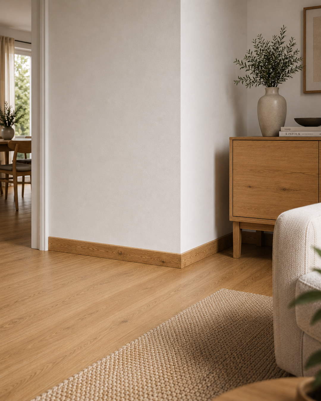 Sockelleiste mit Holzoptik 60 mm Wildeiche