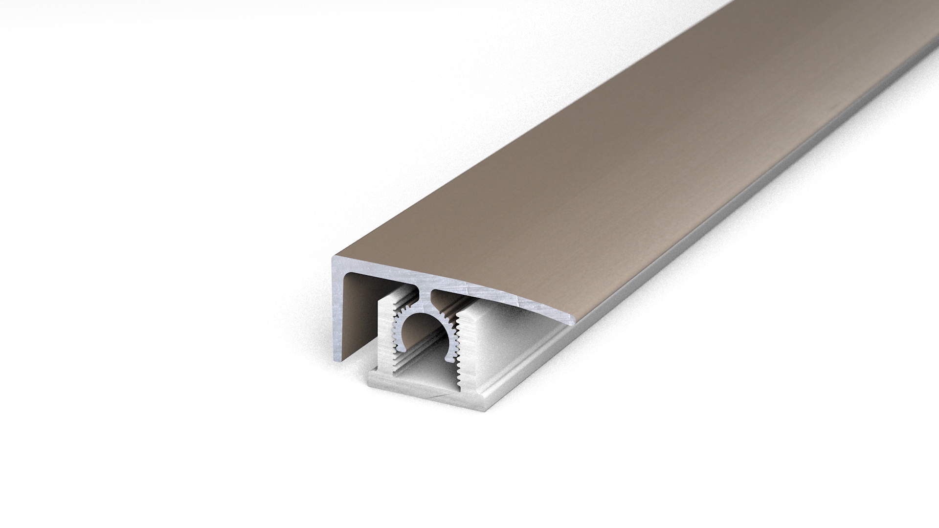 Prinz Profi-Tec CORE Abschlussprofil 26 mm - Nr. 337 - Edelstahl matt - 200 cm