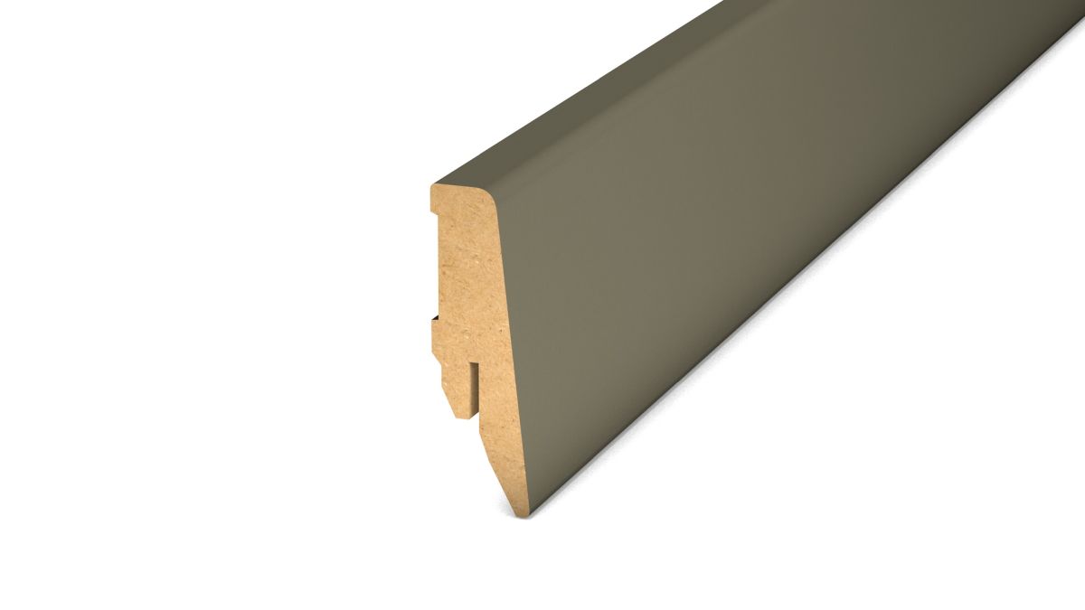 Prinz MDF-Sockelleiste 18 x 58 mm - Nr. 809 - Stein - 250 cm