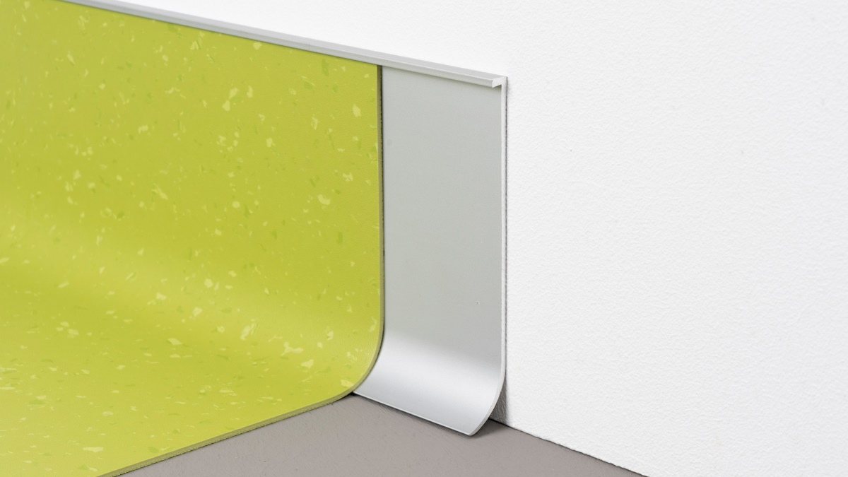 Prinz Alu-Hohlkehlleiste 5,5 x 102 mm - Nr. 392 - Alu natur  - 400 cm