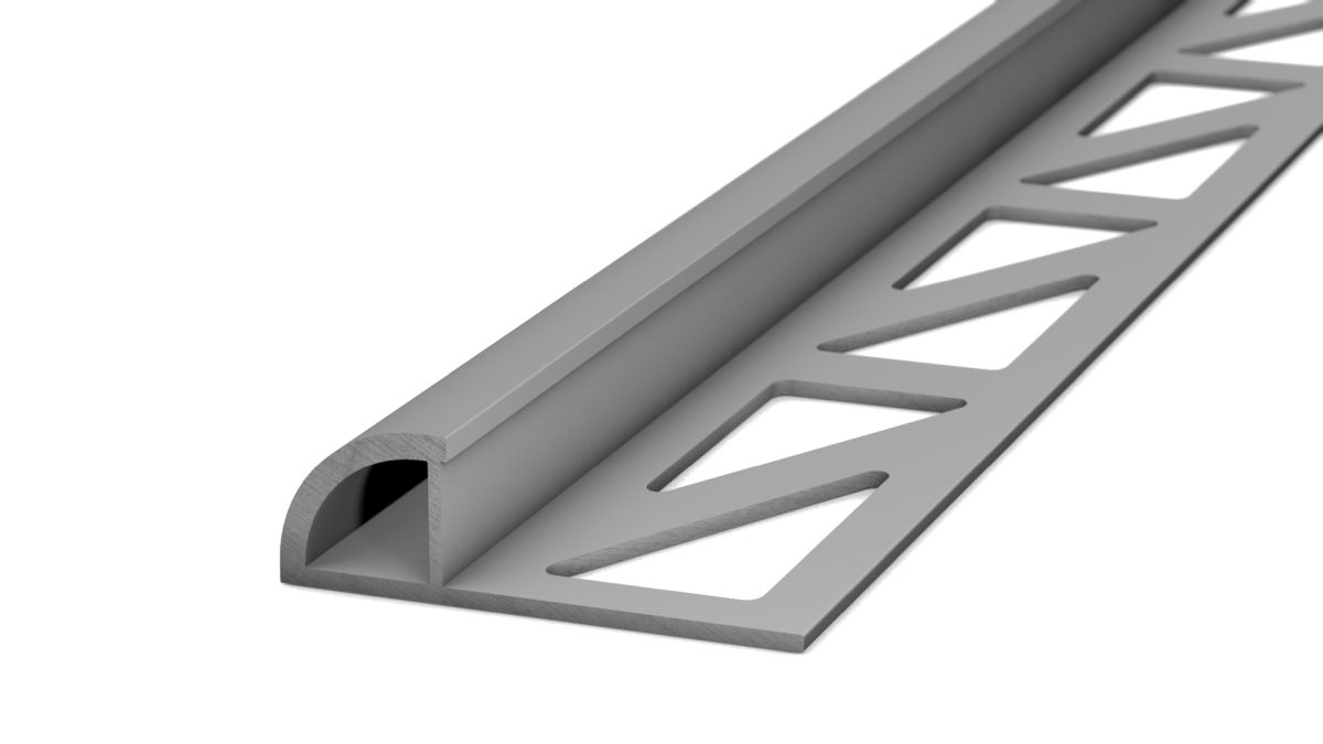 Prinz Viertelkreisprofil 8 mm - Nr. 743 - Silber matt - 250 cm