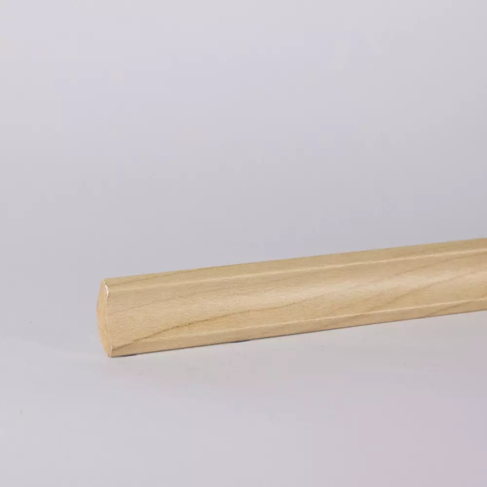 Hohlkehlleiste 16.5 x 16.5 x 2.400 mm MDF-Träger Ahorn