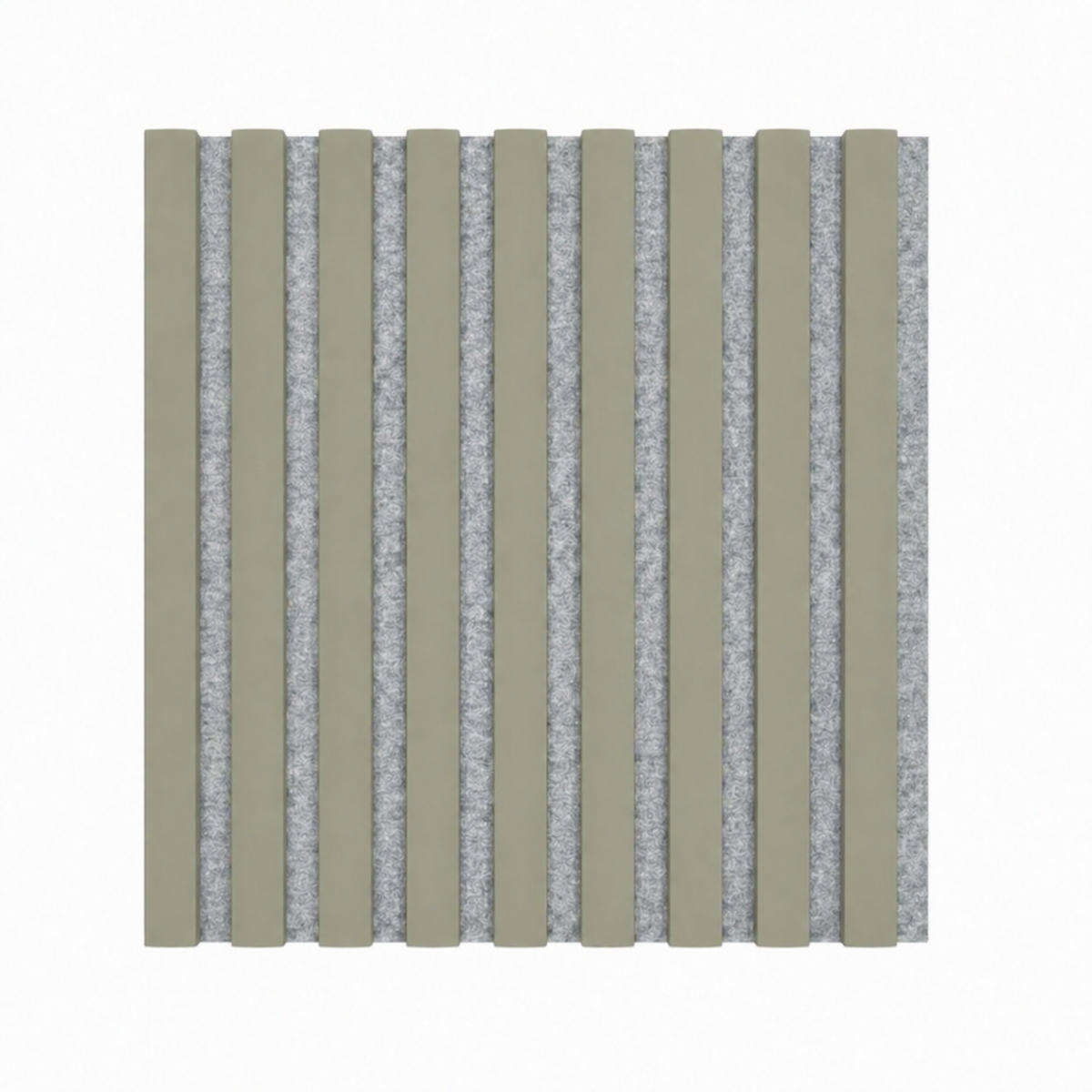 Acoustic+ Akustikpaneel Olive 400 x 400 mm - Akustikfilz Grau