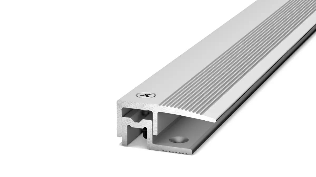 Abschlussprofil Silber - 0,90 m