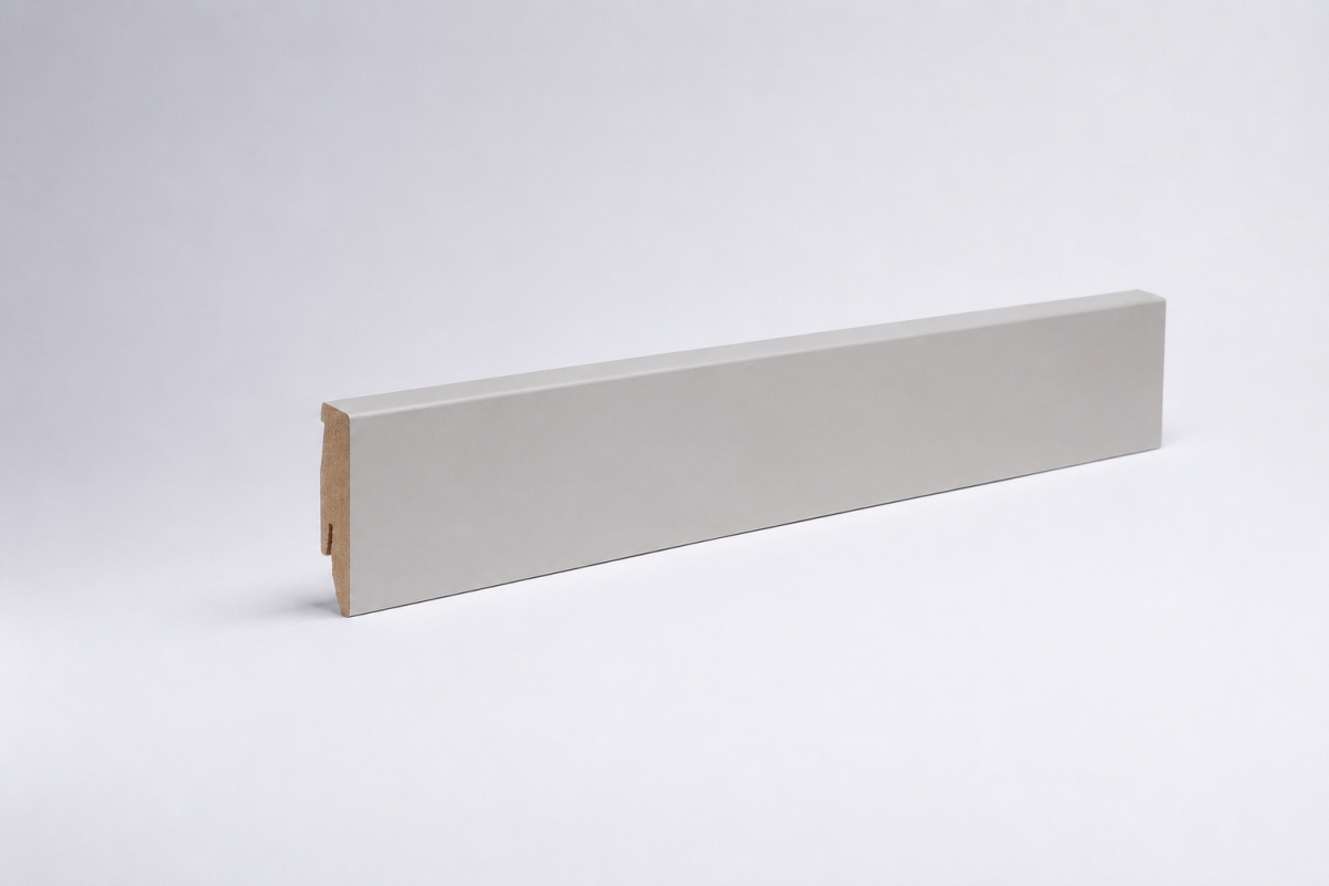 Dekor-Sockelleiste 60 mm Sandgrau