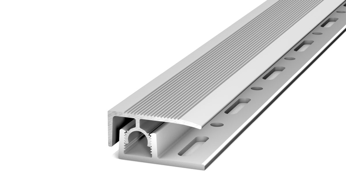 Prinz Profi-Tec JUNIOR Abschlussprofil 26 mm - Nr. 320 - Silber - 100 cm
