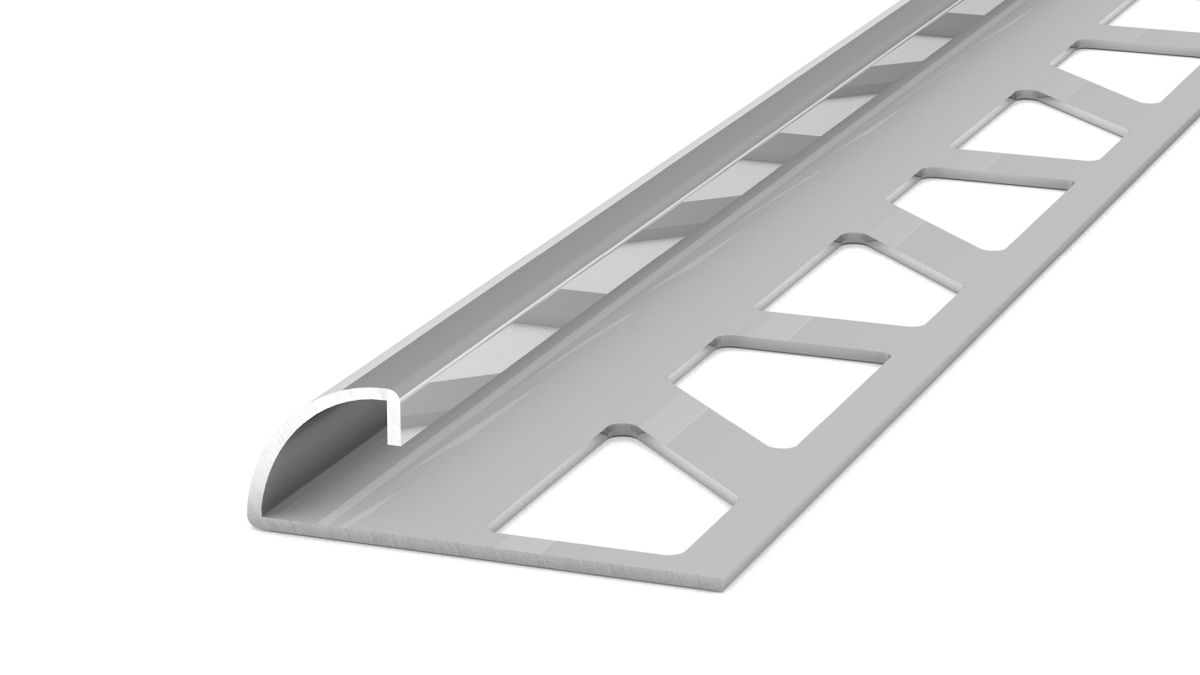 Prinz Viertelkreisprofil 11 mm - Nr. 756 - Edelstahl glänzend - 250 cm