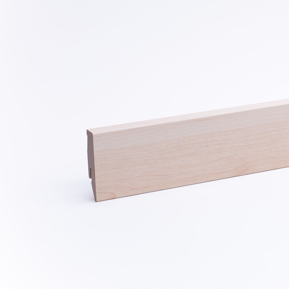 Sockelleiste mit Holzoptik 60mm Ahorn natur Sockelleiste mit Holzoptik 60mm Ahorn natur
