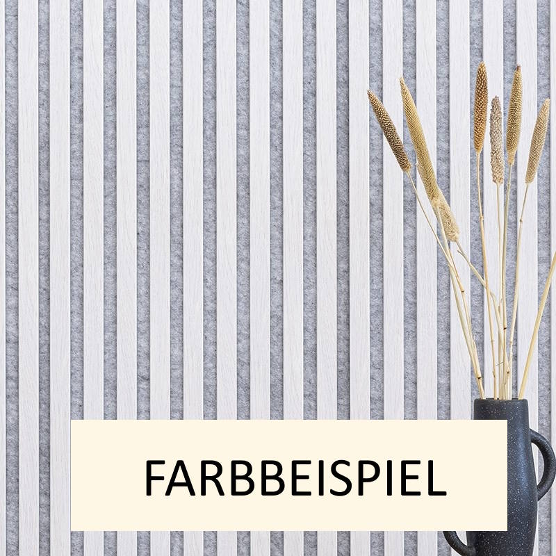 Akustikpaneel LX - Filzfarbe Grau 2600x400mm - verschiedene Farben Akustikpaneel LX - Filzfarbe Grau 2600x400mm - verschiedene Farben