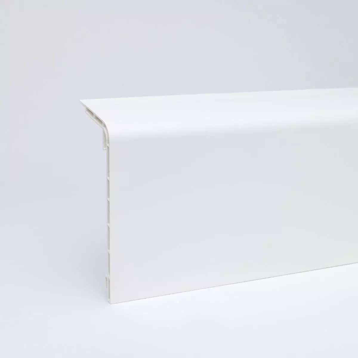 Heizungsrohrverkleidung- / Rohrabdeckleiste 45 x 110 mm Kunststoff Weiß