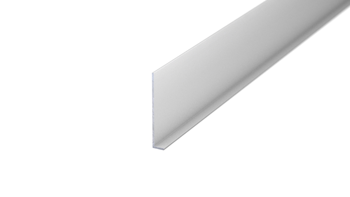 Prinz Winkel-Sockelleiste 9,5 x 60 mm - Nr. 389 - Silber - 250 cm