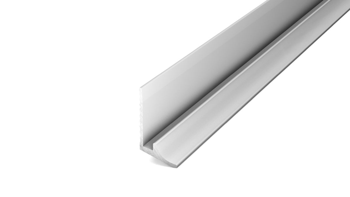 Prinz Aluminium-Sockelleiste 11 x 22 mm - Nr. 380 - Silber - 250 cm